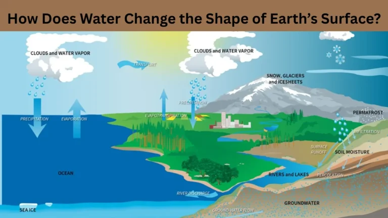 How Does Water Change the Shape of Earth’s Surface
